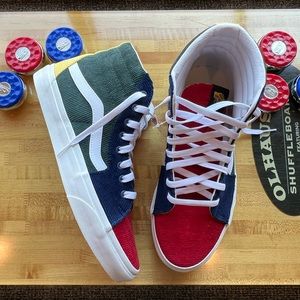 Men’s Vans Sk8 Hi Color Block Corduroy Sneaker